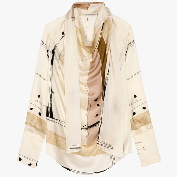 Zara Tops - {Zara} 100% Silk Blouse Limited Edition • S